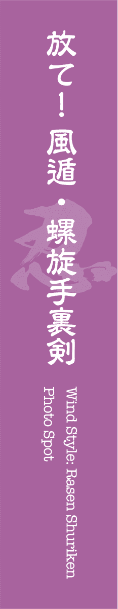 放て！風遁・螺旋手裏剣
