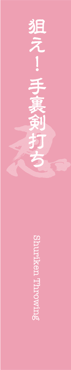狙え！手裏剣打ち