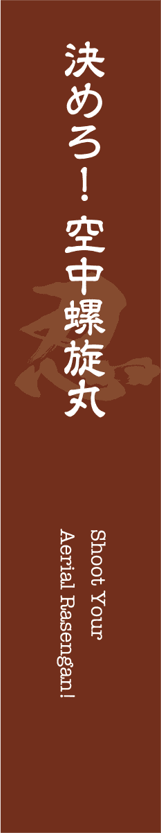 決めろ！空中螺旋丸